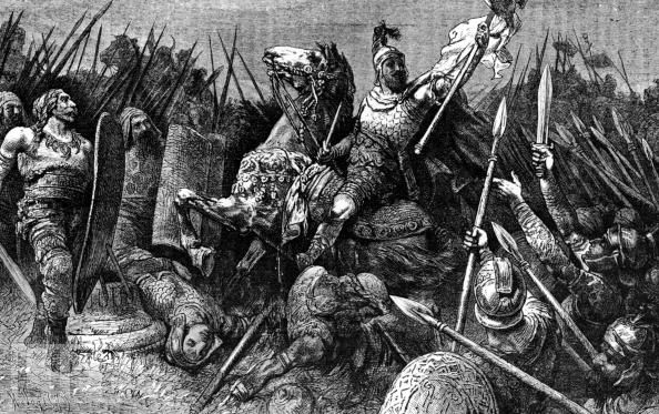 Roman Legions attacking the Goths